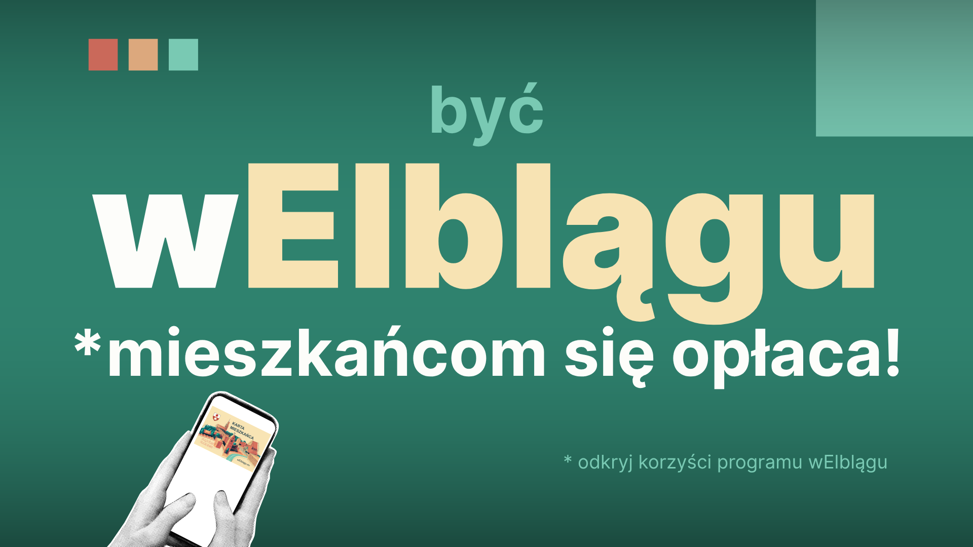 aktualność: Rok programu dla mieszkańców Elbląga. Ponad 13 tysięcy kont i kolejne korzyści